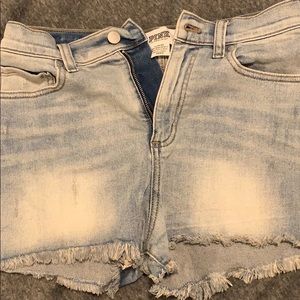 Pink High rise shorts sz8